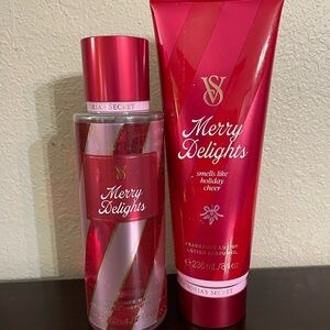 NEW Victoria’sSecret Merry Delights Fragrance Lotion and Mist Set